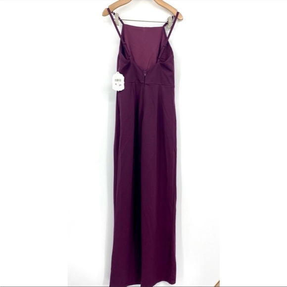 SOLD Altar’d State Merlot wide leg jumpsuit S nwt! - Picture 2 of 10